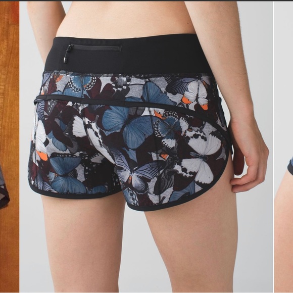 lululemon athletica Pants - Butterfly Lululemon Speed Short Size 4